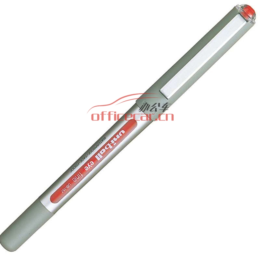 三菱 uni UB-157 直液式耐水性走珠筆 0.7mm 紅色 12支/盒