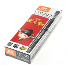 真彩 Truecolor 110302 狀元紅中性筆 0.5mm  黑色 12支/盒