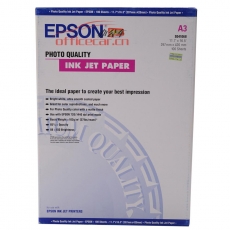 愛普生 EPSON S041068 照片質(zhì)量噴墨打印紙 A3 102g 100張/包