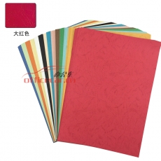 辦公車（Office car）皮紋紙 A4/230g 大紅色 100張/包