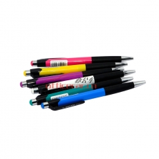 愛好 AIHAO AH-505 圓珠筆 0.7mm 藍(lán)色 12支/盒 （筆桿顏色隨機）