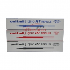 三菱 uni UMR-83 中性筆芯 0.38mm 黑色 10支/盒（按動專用）