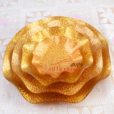 國產(chǎn) Domestic 亞克力金絲果盤 31cm