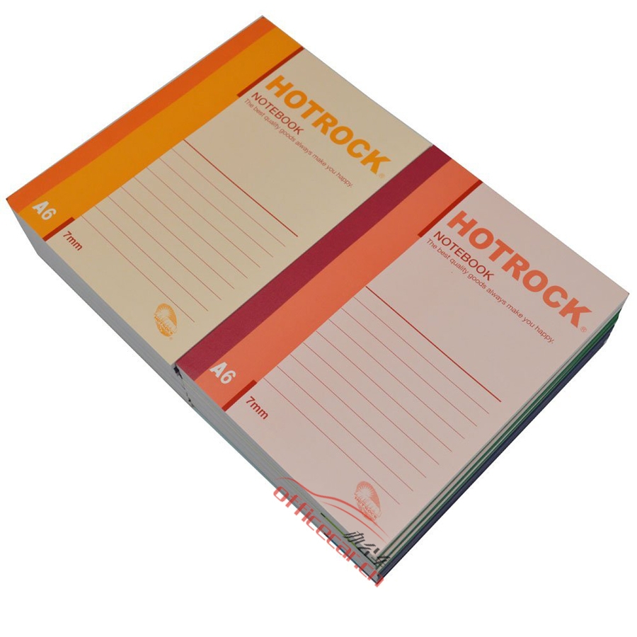 何如 HOTROCK N4050 無線裝訂本（軟皮抄） A6 50頁 24本/封