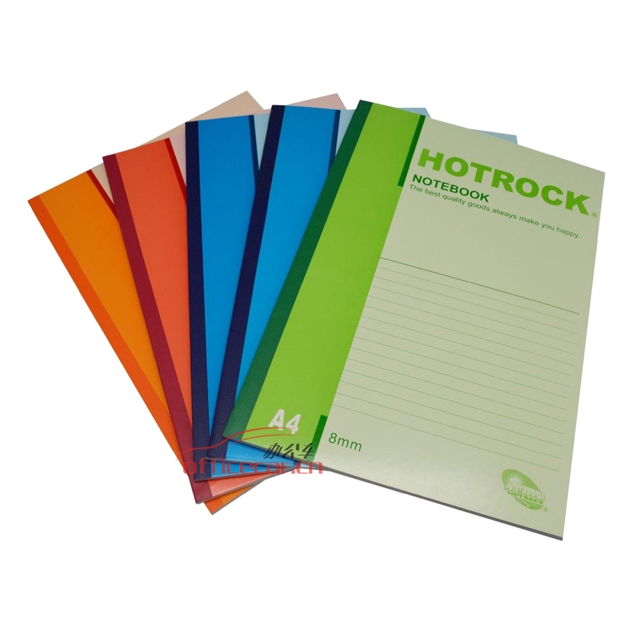 何如 HOTROCK N2080 無線裝訂本（軟皮抄） A4 80頁(yè) 5本/封