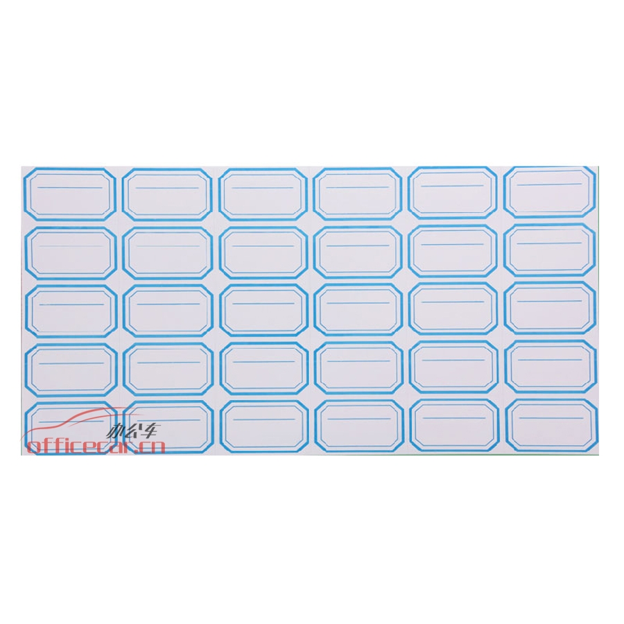 國(guó)產(chǎn) Domestic 手寫標(biāo)簽紙 5*6 30*46mm 約60張/包 藍(lán)色