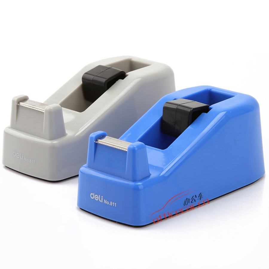 得力 Deli 811 膠帶切割器/膠紙座 ≤18mm寬文具膠帶 顏色隨機