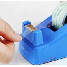得力 Deli 811 膠帶切割器/膠紙座 ≤18mm寬文具膠帶 顏色隨機