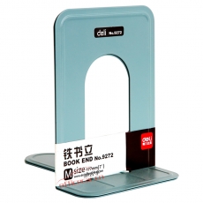 得力 Deli 9272 鐵書立(7寸) 2片/付 顏色隨機（藍色庫存充足）