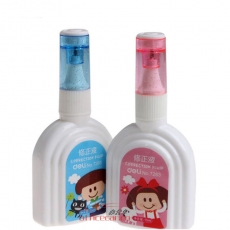 得力 Deli 7283 涂改液 15ml/支 12支/盒 卡通顏色隨機(jī)
