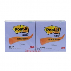 3M 654P 經(jīng)典報(bào)事貼 76*76mm （紫色