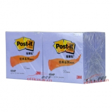 3M 654P 經(jīng)典報事貼 76*76mm （紫色） 12本/封