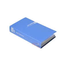 得力 Deli 5773 名片冊(cè) 240名（混色：藍(lán)色居多）