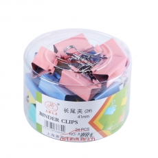 志強(qiáng) Z.Q NO:1002 彩色長(zhǎng)尾夾 41mm