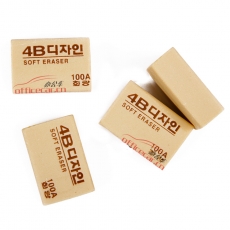 南韓 N.H 4B/100A 橡皮擦 32*22*12mm 30塊/盒
