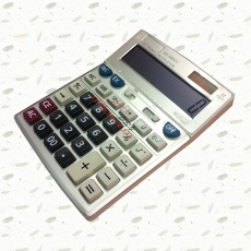 鱷魚(yú) Crocodile AX-9800V 中臺(tái)大按鍵計(jì)算器 12位 白色