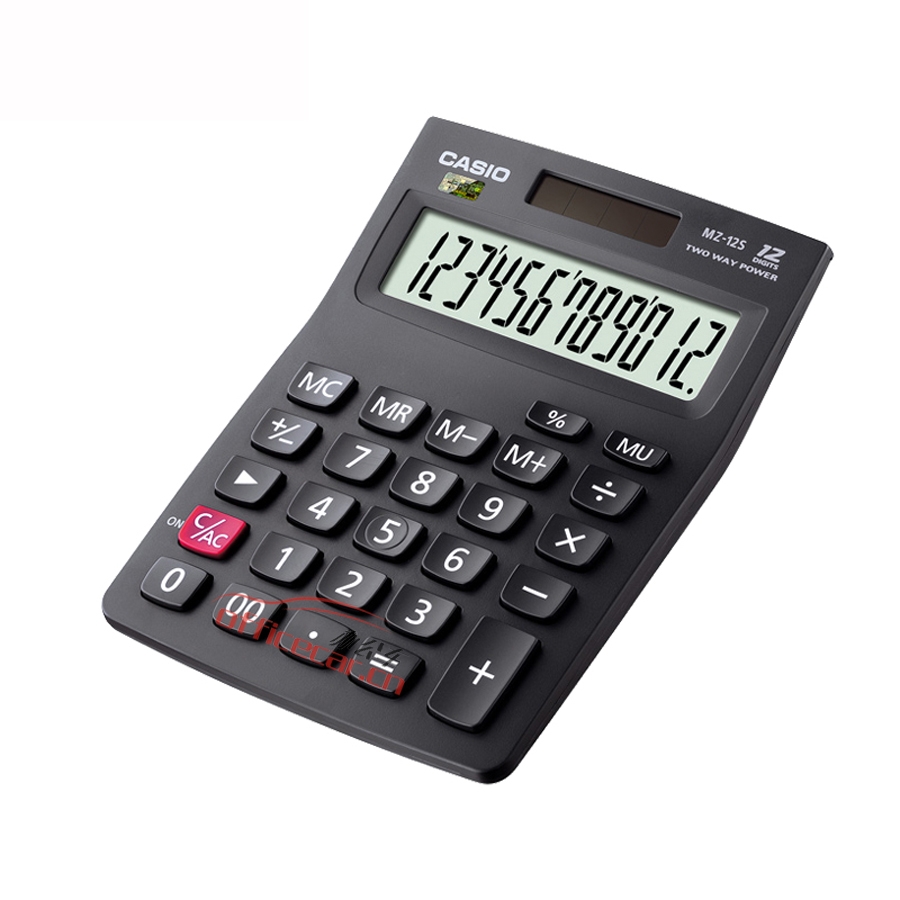 卡西歐 CASIO MX-12B 商務(wù)計(jì)算器 小型機(jī) 黑色經(jīng)典款