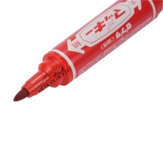斑馬 ZEBRA MO-150-MC 大雙頭記號(hào)筆（油性記號(hào)筆）速干耐水 (紅色) 1支裝