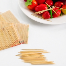 國產(chǎn) Domestic  毛竹牙簽 約250支/包 10小包/大包