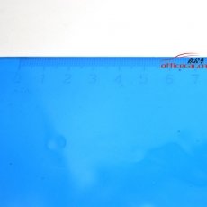 富強(qiáng) F.Q FQ8025B 透明強(qiáng)力寫字板/文件夾板 A4（板夾）帶測(cè)量