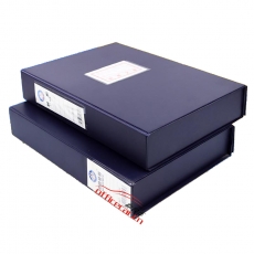 南國威利 N.G.W.L  A803 粘扣檔案盒/文件盒/資料盒 A4 55mm 深藍(lán)色 18個(gè)/箱
