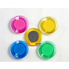 裝得快 RBD RD005 強(qiáng)力磁粒 直徑40mm 4個(gè)/卡 （透明混色）