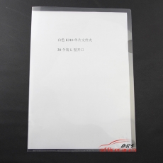 華文達(dá) H.W.D E310 二頁(yè)文件套/資料套 A4  透明 30個(gè)/包