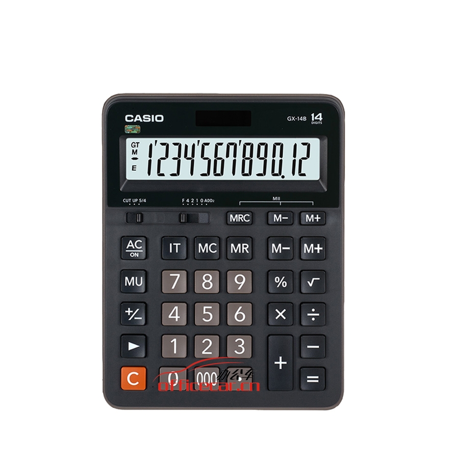 卡西歐 CASIO GX-14B 商務(wù)計算器 超大型機 黑色 GX-14S升級款