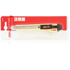 得力 Deli 2031 小號(hào)美工刀 旋轉(zhuǎn)鎖定裁紙刀/切紙刀