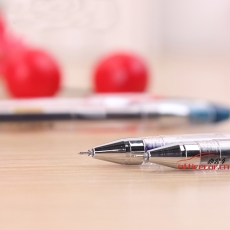 晨光 M&G MF2007 中性筆 彩色針管簽字筆 0.38mm 黑色 12支/盒 <font color=red>{整合出售}</font>