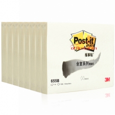 3M 655B 合宜報事貼 76*115mm （黃色） 8本/封