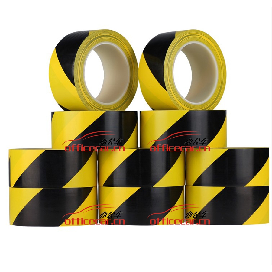 國產(chǎn) Domestic 斑馬警示地板膠帶 45mm*16Y (黃黑色)