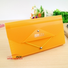創(chuàng)生C.S CS-33D （票據(jù)）高級(jí)風(fēng)琴包/風(fēng)琴包 混色（藍(lán)，綠，粉，黃）