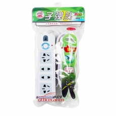 子彈頭 Z.D.T TS-606 總控開(kāi)關(guān) 4位2.8米 插座/插排/插線板