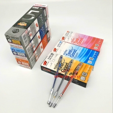 知心 Z.X G-2501 針管中性筆 0.5mm （紅色） 12支/盒