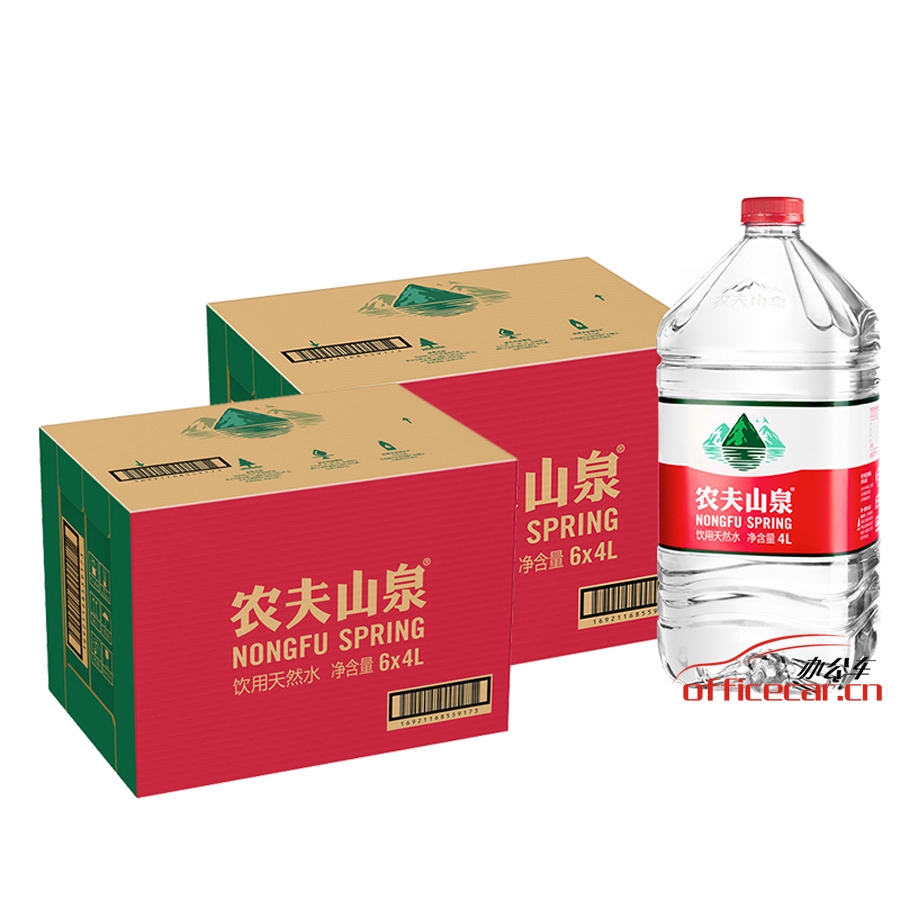 農(nóng)夫山泉 N.f.s.q 飲用天然水 4l/瓶 6瓶/箱