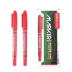 英雄 Hero 887 （小雙頭）記號筆 （紅色）