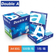 達(dá)伯埃 Double A 復(fù)印紙 A4/80g 500張/包 5包/箱