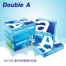 達(dá)伯埃 Double A 復(fù)印紙 A4/70g 500張/包 5包/箱