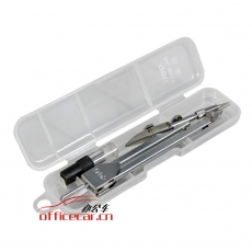 得力 Deli 8601 工程專用國(guó)際標(biāo)準(zhǔn)繪圖儀器圓規(guī)(一件套/無(wú)色)