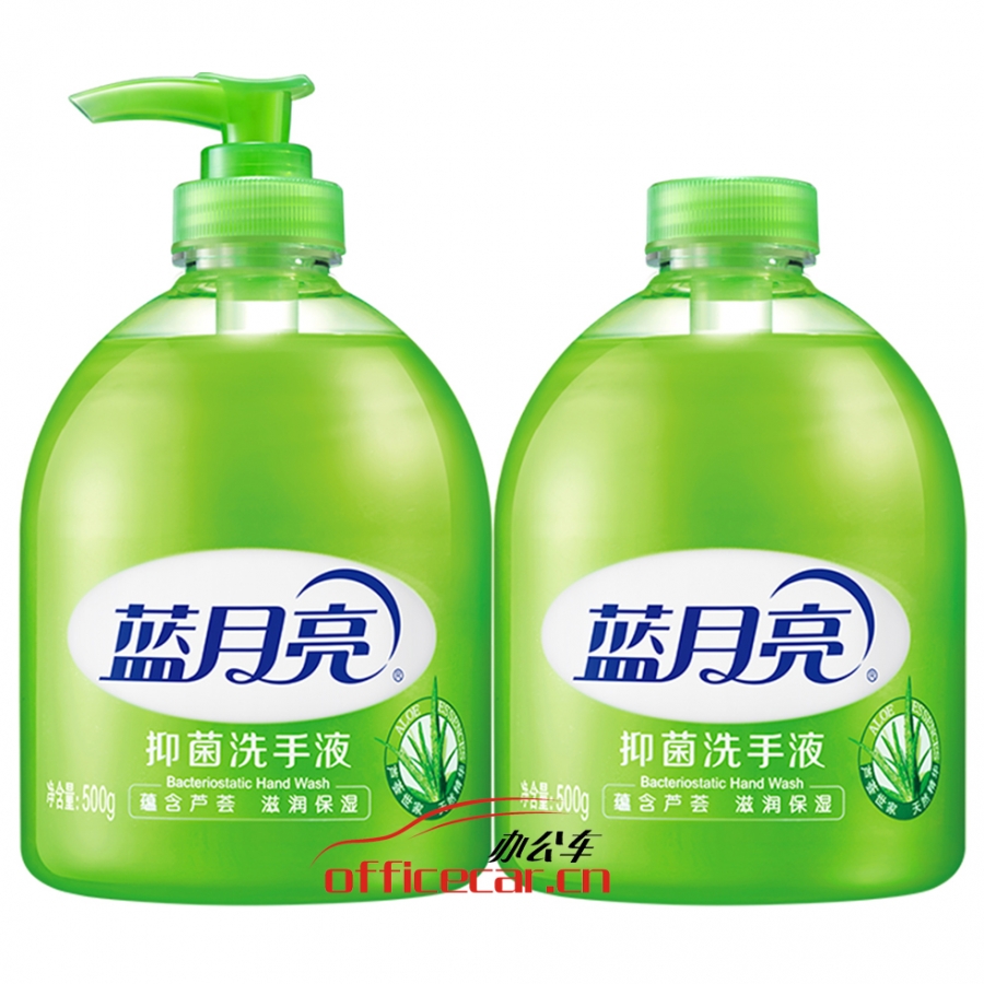 藍(lán)月亮 500g蘆薈抑菌洗手液 500g瓶+500g瓶補(bǔ)充裝