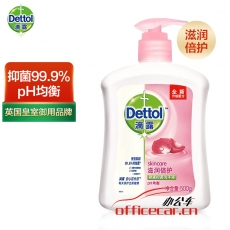 滴露 Dettol 健康抑菌洗手液 500ml/瓶 12瓶/箱 (滋潤(rùn)倍護(hù))