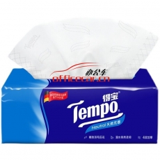 德寶 TEMPO T2275 抽紙 無(wú)香4層90抽*（3+1）包濕水不易破