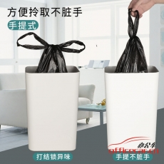 給力司Geilisi 斷點(diǎn)-背心/手提黑色垃圾袋加大加厚50*65cm【100只裝】