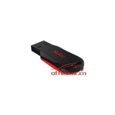 朗科（Netac）32GB USB2.0 U盤U196 黑旋風(fēng)車載電腦兩用閃存盤 黑紅色小巧迷你加密U盤