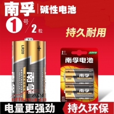南孚 LR20-2B 1號(hào)堿性電池 2粒/卡